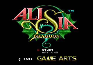 Заставка игры Alisia Dragoon